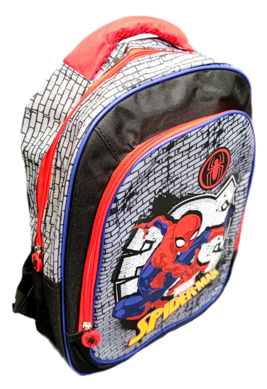 Spiderman Rucksack Kinder schwarz-rot